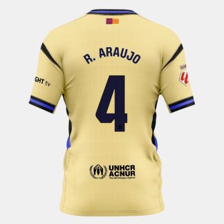 Barcelona Away R. ARAUJO 4 Jersey 25-26