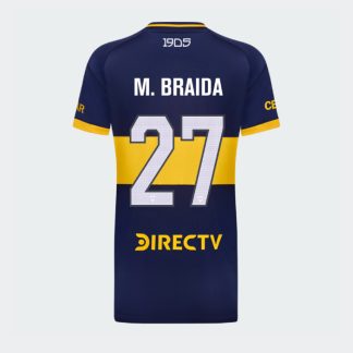 Boca Juniors Home M. BRAIDA 27 Jersey 25-26