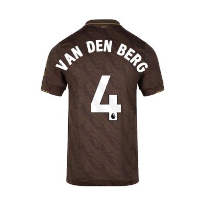 Brentford Away VAN DEN BERG 4 Jersey 25-26
