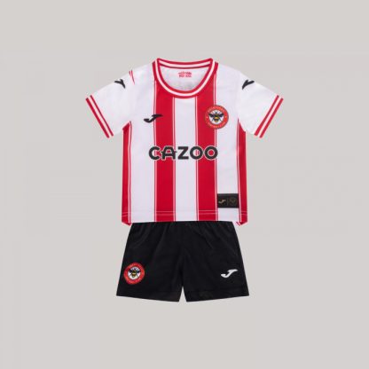 Brentford Home Jersey Kids Kit 25-26