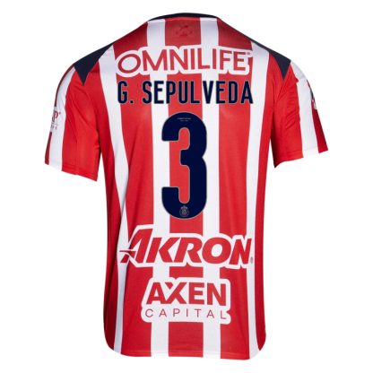 Chivas Home G. SEPULVEDA 3 Jersey 25-26