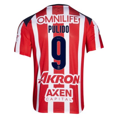 Chivas Home PULIDO 9 Jersey 25-26