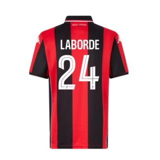 OGC Nice Home LABORDE 24 Jersey 25-26