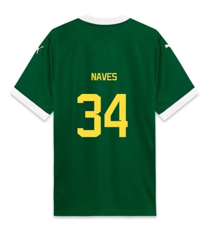 Palmeiras Home NAVES 34 Jersey 25-26