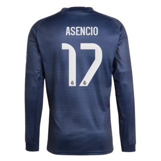 Real Madrid Away ASENCIO 17 Long Sleeve Jersey 25-26
