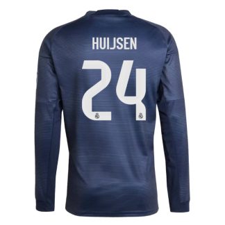 Real Madrid Away HUIJSEN 24 Long Sleeve Jersey 25-26