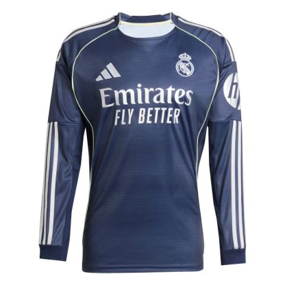 Real Madrid Away TRENT 12 Long Sleeve Jersey 25-26 - Image 2
