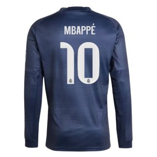 Real Madrid Away MBAPPÉ 10 Long Sleeve Jersey 25-26