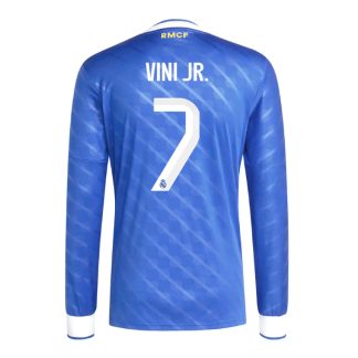 Real Madrid Third VINI JR. 7 Long Sleeve Jersey 25-26
