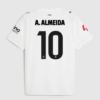 Valencia CF Home A. ALMEIDA 10 Jersey 25-26