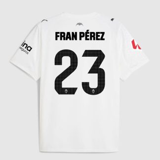 Valencia CF Home FRAN PÉREZ 23 Jersey 25-26