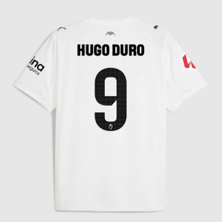 Valencia CF Home HUGO DURO 9 Jersey 25-26