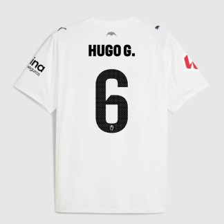 Valencia CF Home HUGO G. 6 Jersey 25-26