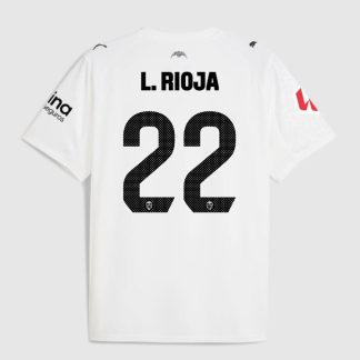 Valencia CF Home L. RIOJA 22 Jersey 25-26