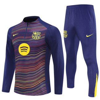 25-26 Barcelona Blue Yellow Camouflage Training Suit Kit