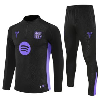 25-26 Barcelona X Kobe Bryant Black Training Suit Kit