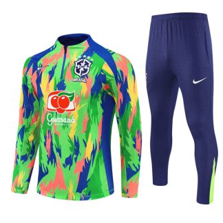 25-26 Brazil Green Camouflage Training Suit Kit