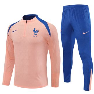25-26 France Light Pink Training Suit Kit