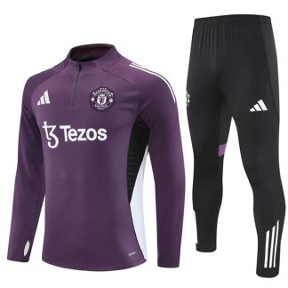 25-26 Manchester United Purple Training Suit Kit