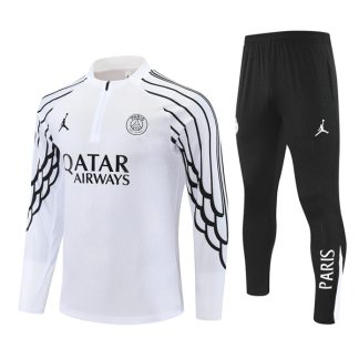 25-26 PSG White Training Suit UCL Kit