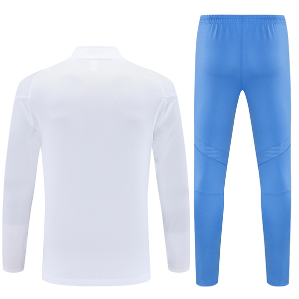 25-26 Real Madrid White Light Blue Training Suit Kit