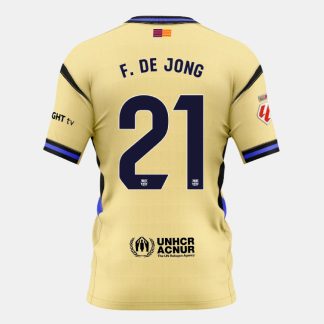Barcelona Away X Kobe Bryant F. DE JONG 21 Jersey 25-26 (Player Version)