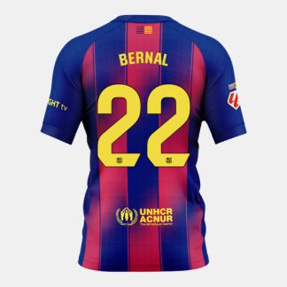 Barcelona Home BERNAL 22 Jersey 25-26 (Player Version)