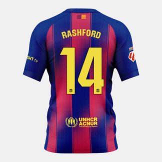 Barcelona Home RASHFORD 14 Jersey 25-26 (Player Version)