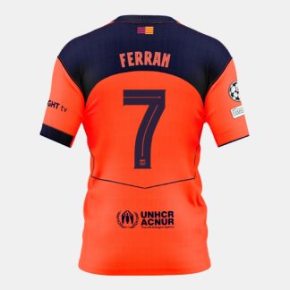 Barcelona Third FERRAN 7 Jersey 25-26 (Player Version)