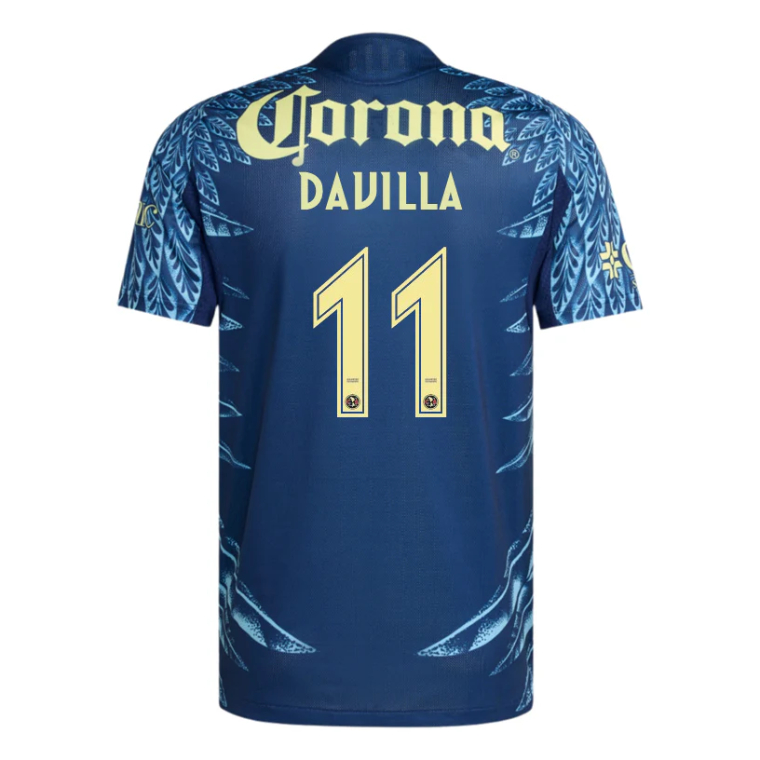 Club América Away DAVILA 11 Jersey 25-26 (Player Version)