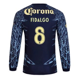 Club América Away FIDALGO 8 Long Sleeve Jersey 25-26