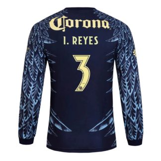 Club América Away I. REYES 3 Long Sleeve Jersey 25-26