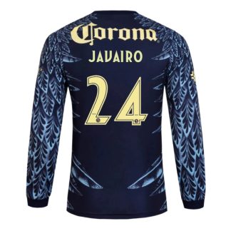 Club América Away JAVAIRO 24 Long Sleeve Jersey 25-26