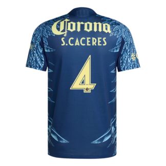 Club América Away S. CACERES 4 Jersey 25-26 (Player Version)
