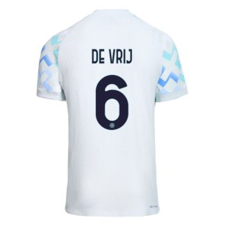Inter Milan Away DE VRIJ 6 Jersey 25-26 (Player Version)