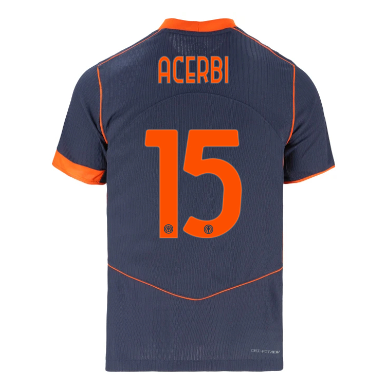 Inter Milan Third ACERBI 15 Jersey 25-26 (Player Version)