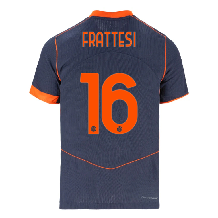 Inter Milan Third FRATTESI 16 Jersey 25-26 (Player Version)