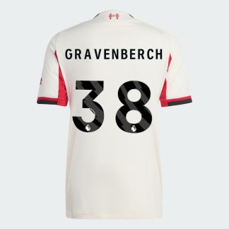 Liverpool Away GRAVENBERCH 38 Jersey 25-26 (Player Version)