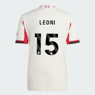 Liverpool Away LEONI 15 Jersey 25-26 (Player Version)