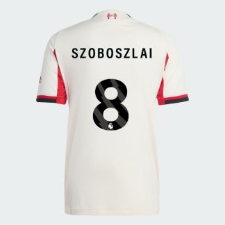 Liverpool Away SZOBOSZLAI 8 Jersey 25-26 (Player Version)