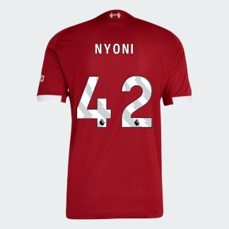 Liverpool Home NYONI 42 Jersey 25-26 (Player Version)