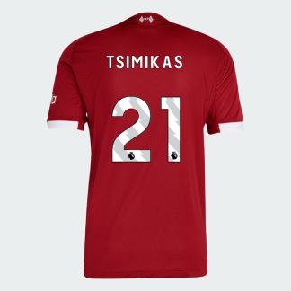 Liverpool Home TSIMIKAS 21 Jersey 25-26 (Player Version)