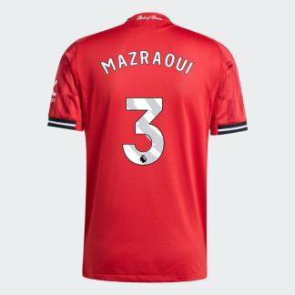 Manchester United Home MAZRAOUI 3 Jersey 25-26 (Player Version)
