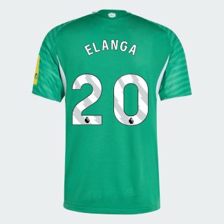Newcastle United Away ELANGA 20 Jersey 25-26 (Player Version)