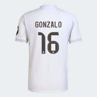 Real Madrid Home GONZALO 16 Jersey 25-26 (Player Version)