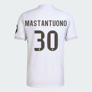 Real Madrid Home MASTANTUONO 30 Jersey 25-26 (Player Version)