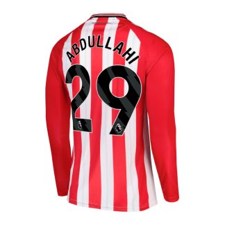Sunderland Home ABDULLAHI 29 Long Sleeve Jersey 25-26