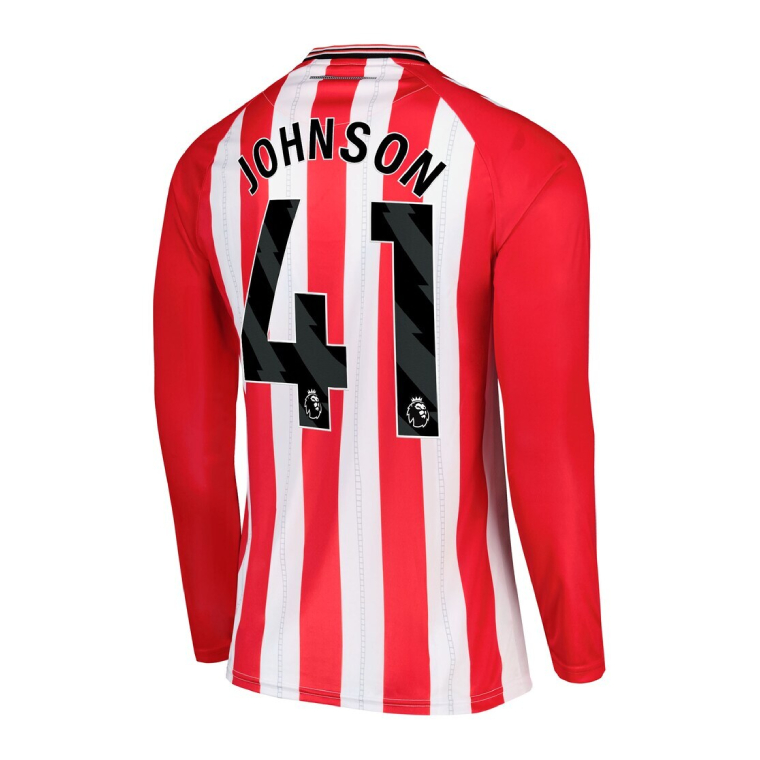 Sunderland Home JOHNSON 41 Long Sleeve Jersey 25-26