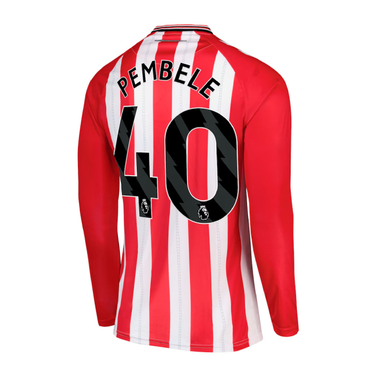 Sunderland Home PEMBELE 40 Long Sleeve Jersey 25-26