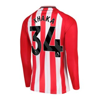 Sunderland Home XHAKA 34 Long Sleeve Jersey 25-26